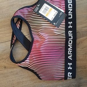 Under Armour Printed Cross Back Sports Bra